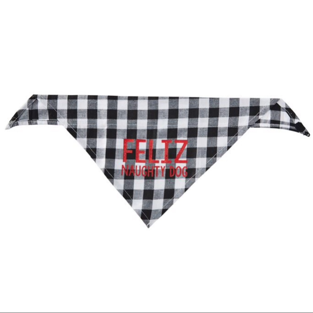 Mud Pie Howl-iday Bandana Collar - Picture 5 of 9